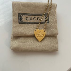 gucci necklace 24k gold plated